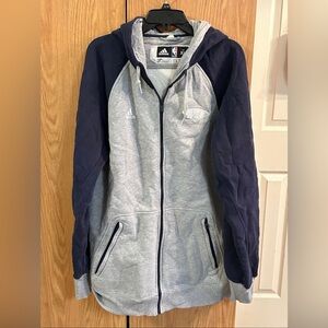 RARE New Orleans Pelicans NBA Adidas Hoodie Zip Up Jacket Extra Large XL